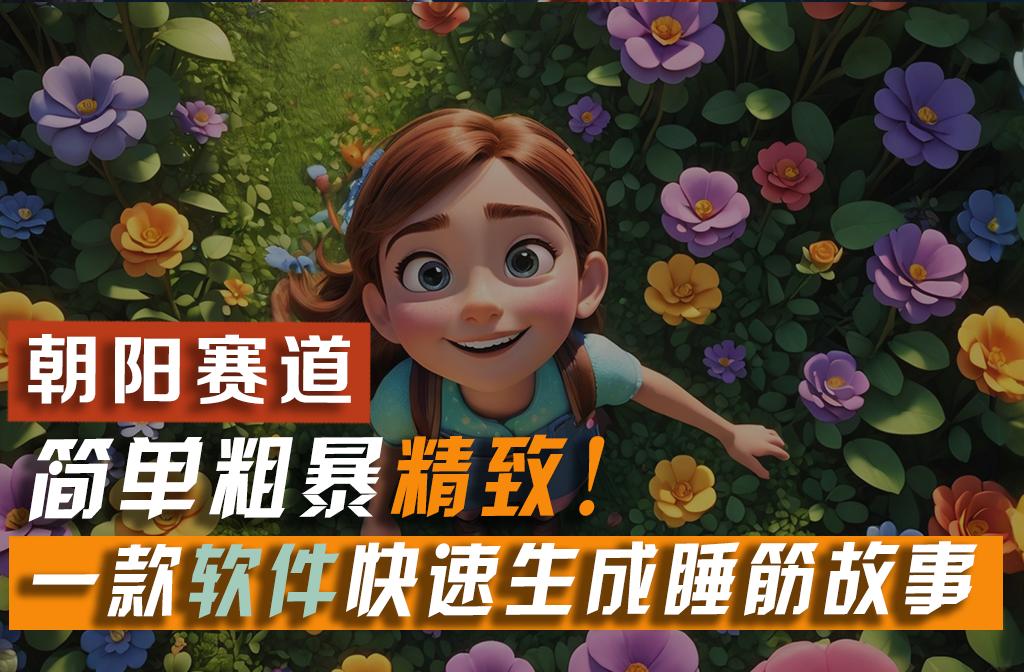 利用一款软件5分钟一条爆款睡筋故事,简单粗暴精致!小白月入2w+-智库云网创