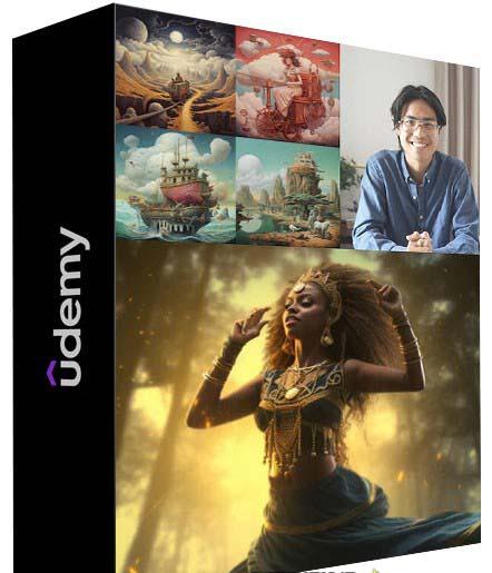 MidjourneyAI绘画艺术生成的大师级写作提示指南教程-8节视频课-中英字幕-智库云网创