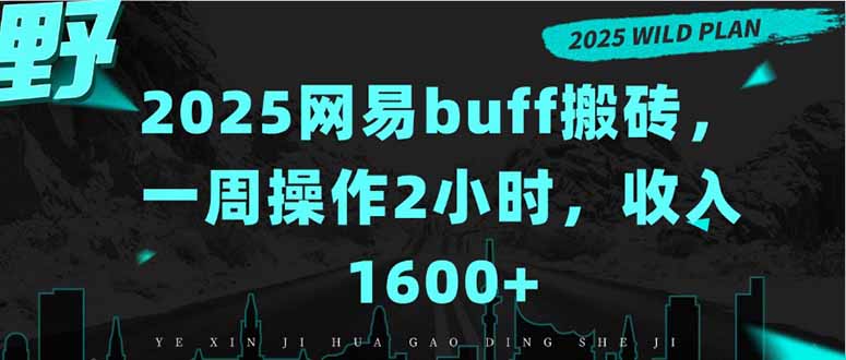 2025网易buff搬砖,一周操作2小时,收入1600+-智库云网创