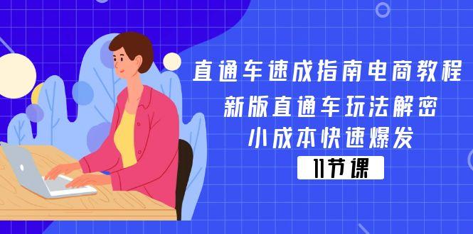 直通车 速成指南电商教程:新版直通车玩法解密,小成本快速爆发(11节-智库云网创