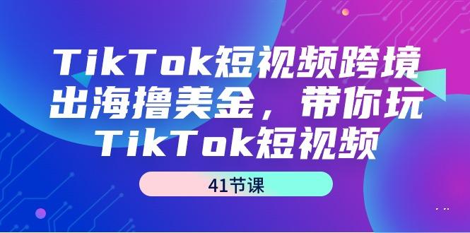 TikTok短视频跨境出海撸美金,带你玩TikTok短视频(41节课)-智库云网创