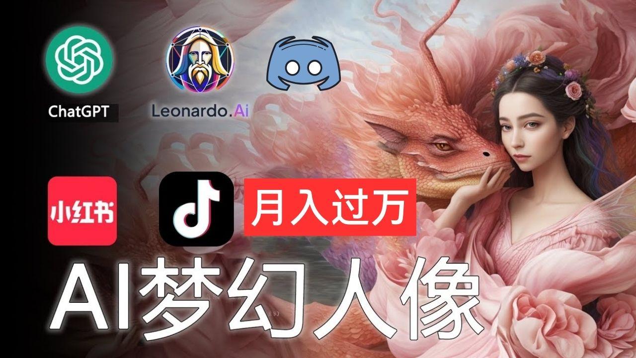 AI摄影梦幻人像:零基础也能月入过万的秘密-智库云网创