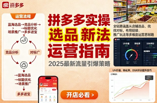 王校长9月12拼多多实操新玩法,全链路涵盖从店铺选品、找对标,布局链接,推广玩法等多维度运营思路(更新)