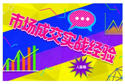 市场成交实战经验,从认知觉醒到实操落地,快速掌握市场开拓与成交核心能力-智库云网创