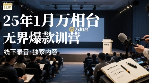 25年1月万相台无界爆款特训营线下录音-智库云网创