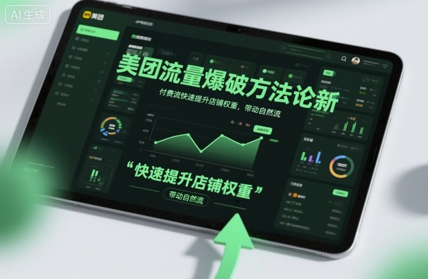 美团流量爆破方法论,付费流快速提升店铺权重,带动自然流-智库云网创