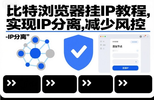 比特浏览器挂IP教程,实现IP分离,减少风控-智库云网创
