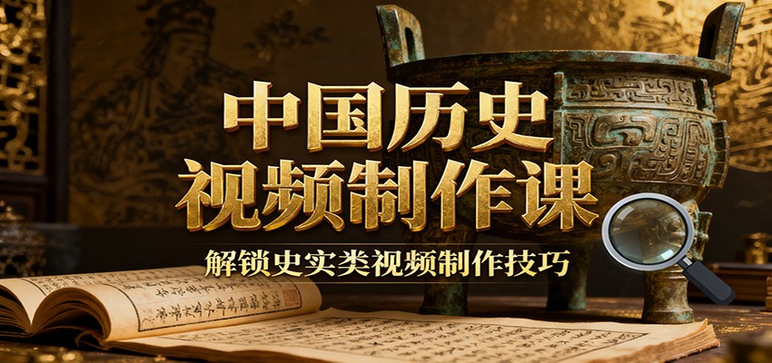 中国历史视频制作课:疆域地图集+参考文案+练习素材,解锁史实类视频制作技巧-智库云网创
