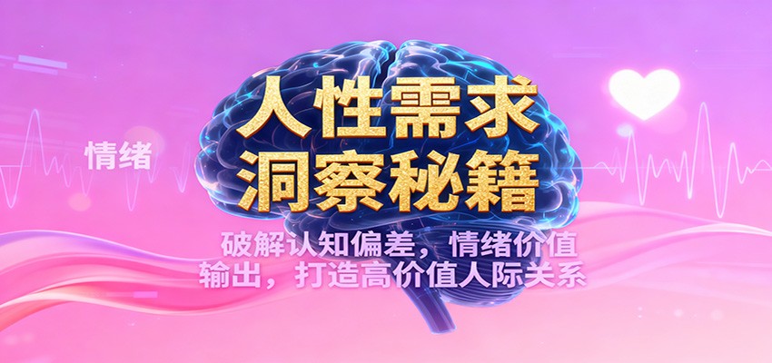 人性需求洞察秘籍,破解认知偏差,情绪价值输出,打造高价值人际关系-智库云网创