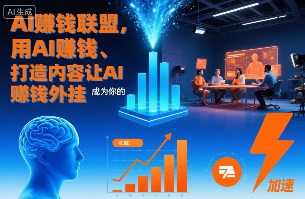 AI賺钱联盟,用AI賺钱、打造内容让AI成为你的賺钱外挂-智库云网创