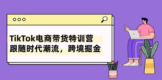 TikTok电商带货特训营，跟随时代潮流，跨境掘金(8节课-智库云网创