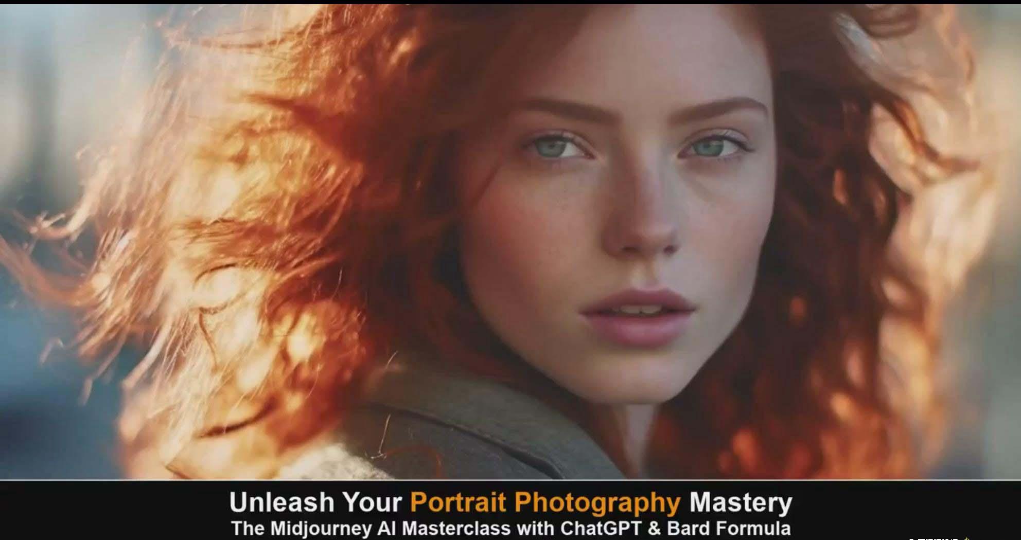 图片[2]-(9312期)Midjourney v5 ChatGPT 和 Bard AI人工智能人像摄影大师班-15节-中英字幕-智库云网创