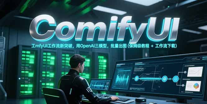 ComfyUI工作流新突破，用OpenAI三模型，批量出图(保姆级教程+工作流下载-智库云网创