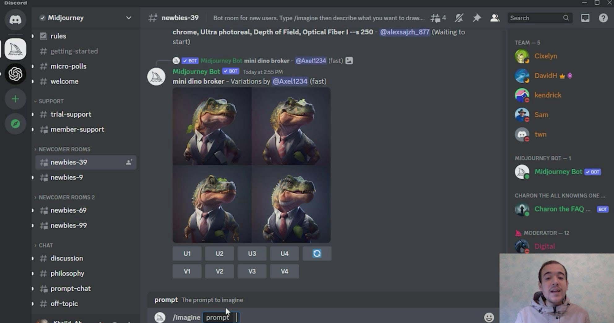 图片[1]-Midjourney 精通教程-使用Midjourney AI创建美丽艺术图像-36节课-中英字幕-智库云网创