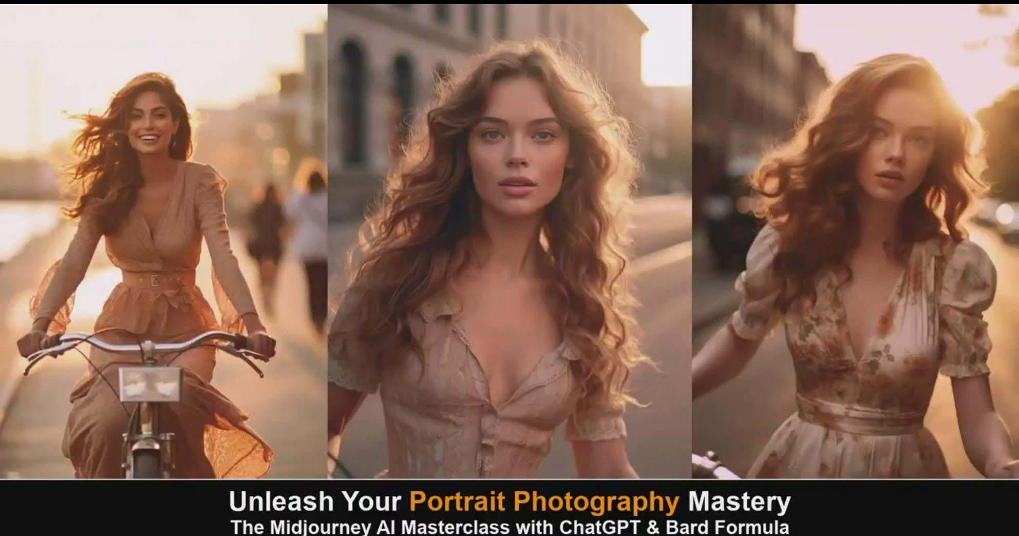 图片[4]-(9312期)Midjourney v5 ChatGPT 和 Bard AI人工智能人像摄影大师班-15节-中英字幕-智库云网创