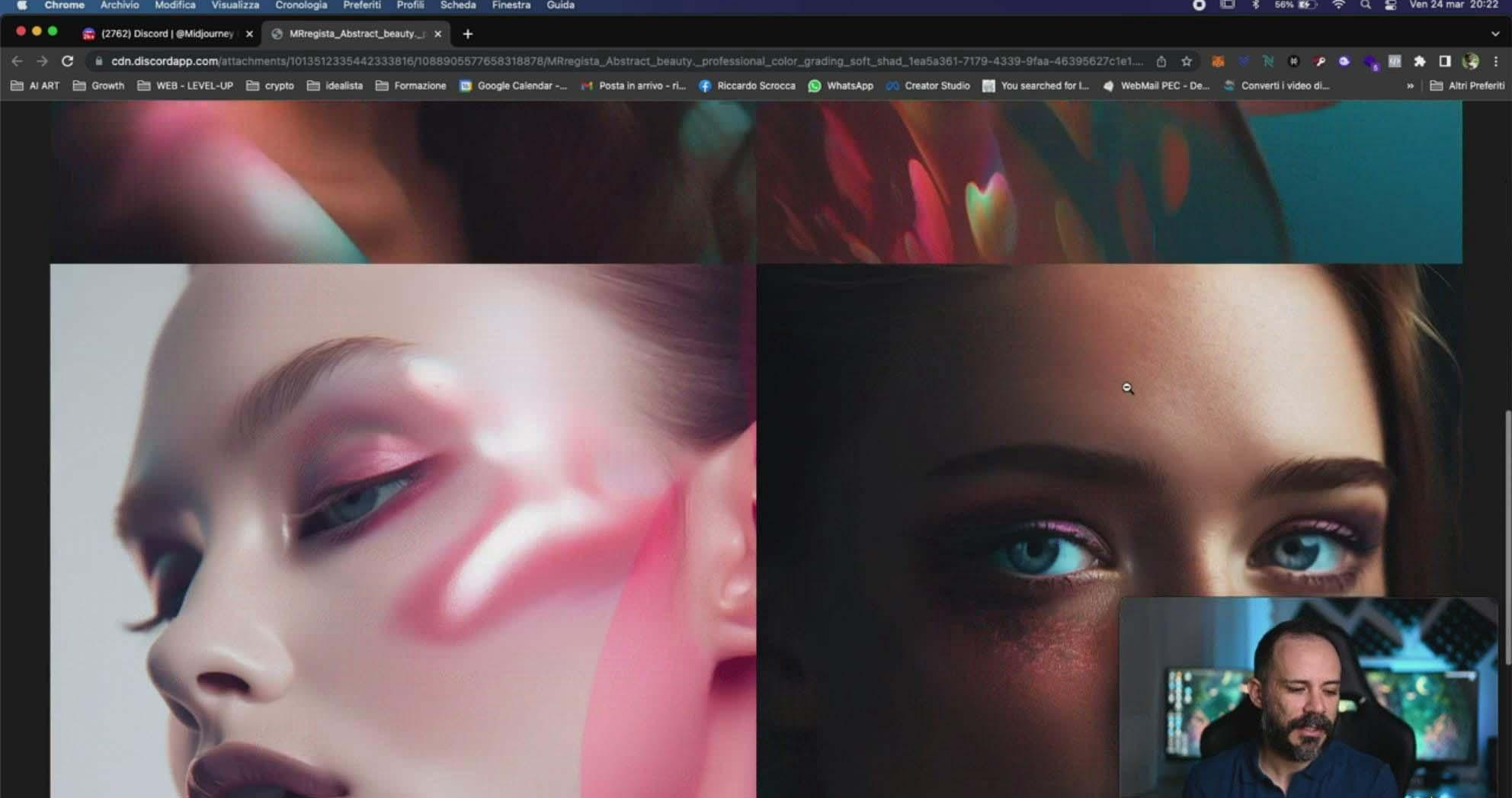 图片[5]-Midjourney AI人工智能创建和销售令人惊叹的海报教程-10节课-中英字幕-智库云网创