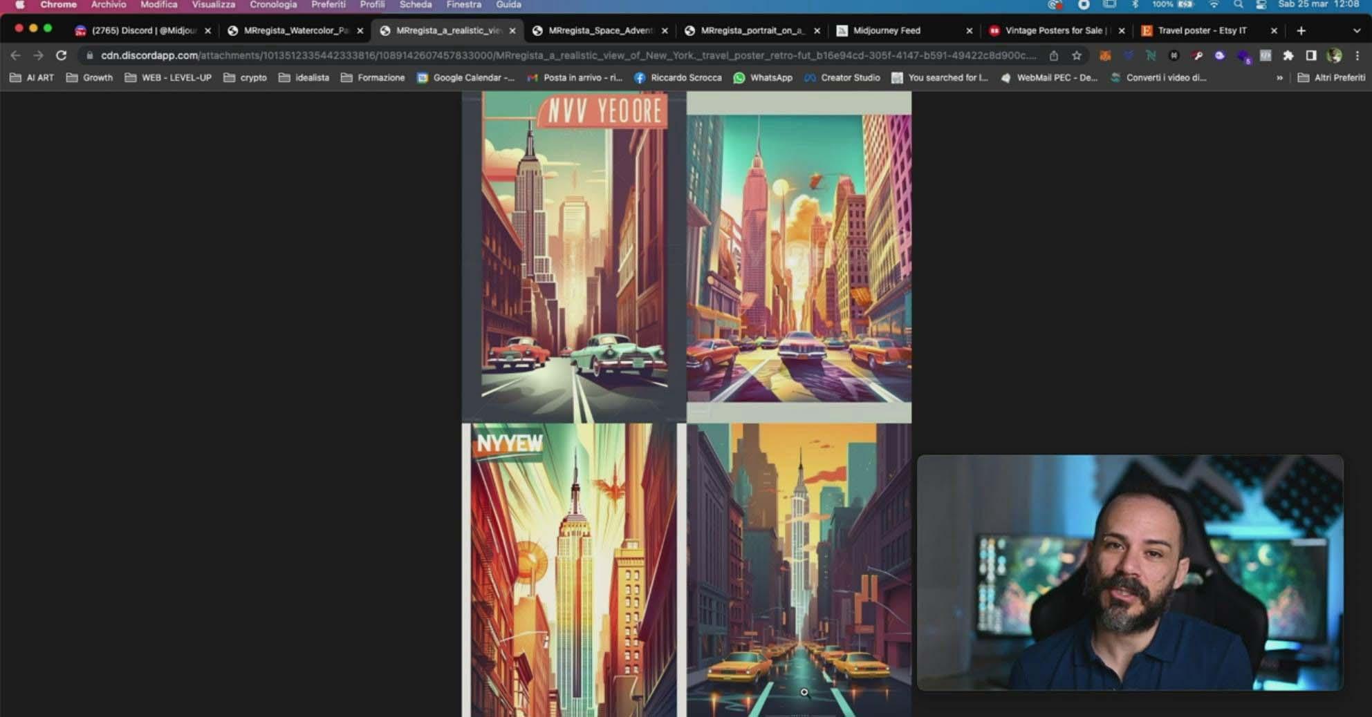 图片[10]-Midjourney AI人工智能创建和销售令人惊叹的海报教程-10节课-中英字幕-智库云网创