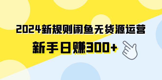 (9522期)2024新规则闲鱼无货源运营新手日赚300+-智库云网创