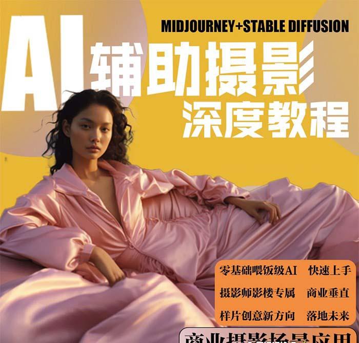 (8727期)2024年AI辅助摄影人工智能商业应用摄影课程(37节课)-智库云网创