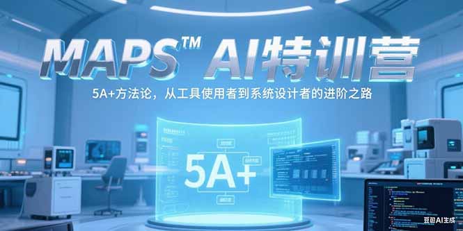 MAPSAI特训营，掌握 5A+方法论，从工具使用者到系统设计者的进阶之路-智库云网创