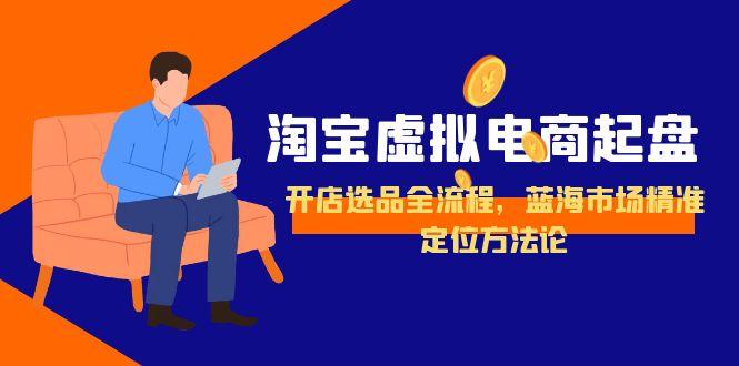 淘宝虚拟电商起盘，开店选品全流程，蓝海市场精准定位方法论-智库云网创