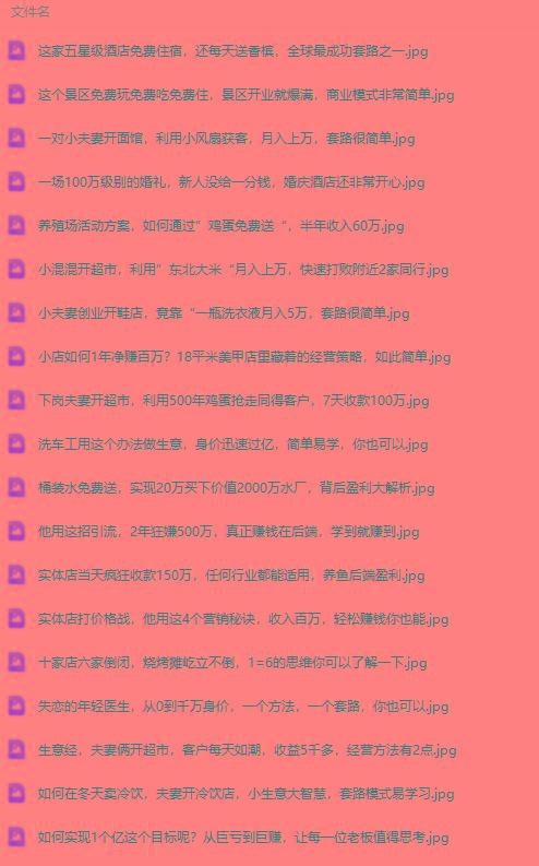 图片[2]-(9607期)真实有效391套商业模式，年入几十到几百万案例解析(电子书+视频+图文)-智库云网创