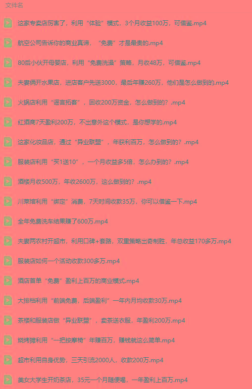 图片[5]-(9607期)真实有效391套商业模式，年入几十到几百万案例解析(电子书+视频+图文)-智库云网创