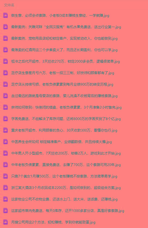 图片[3]-(9607期)真实有效391套商业模式，年入几十到几百万案例解析(电子书+视频+图文)-智库云网创