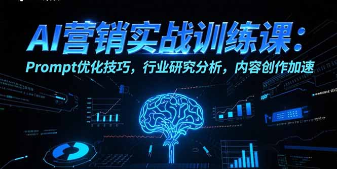 AI营销实战训练课：Prompt优化技巧，行业研究分析，内容创作加速-智库云网创