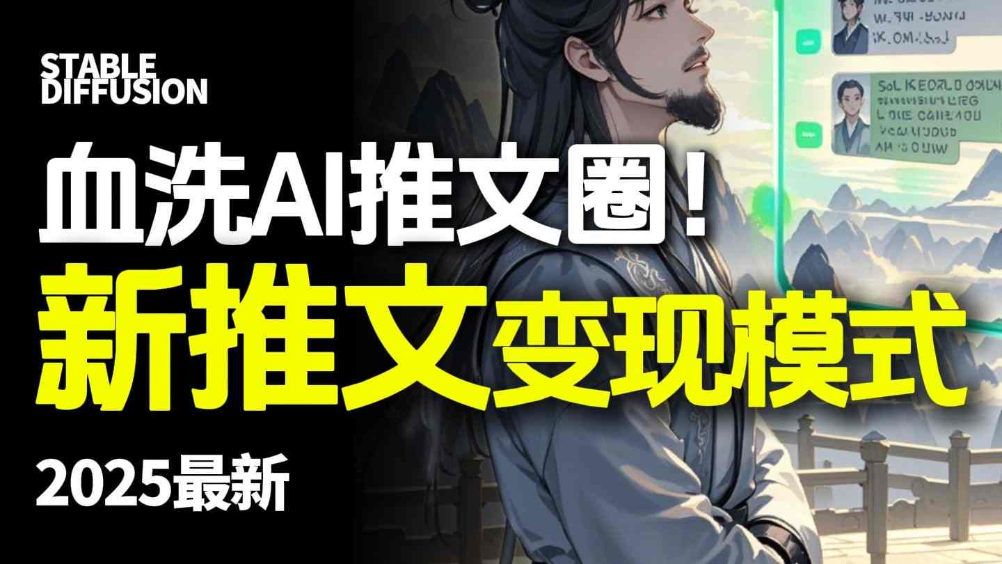 最新AI动态电影漫画小说推文，全流程实操教学，小白也能月入1W+-智库云网创