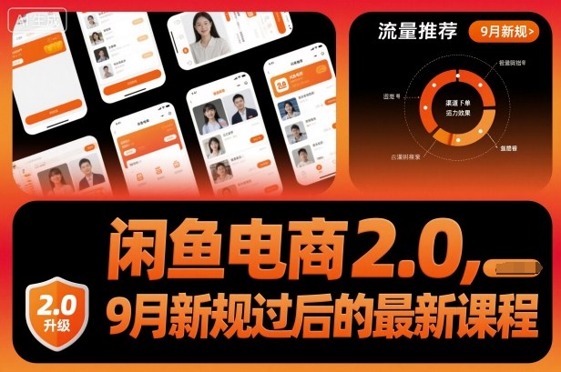 闲鱼电商2.0，9月新规过后的最新课程-智库云网创