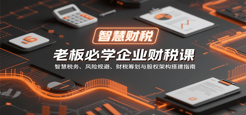 老板必学企业财税课：智慧税务、风险规避、财税筹划与股权架构搭建指南-智库云网创