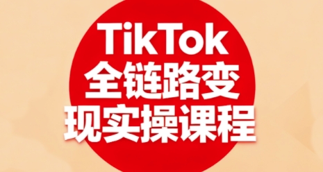 TikTok全链路变现实操课程，全方位助力学员掌握TK变现技能-智库云网创