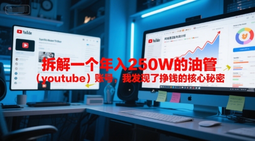 付费文章：拆解一个年入250W的油管(youtube)账号，我发现了挣钱的核心秘密-智库云网创