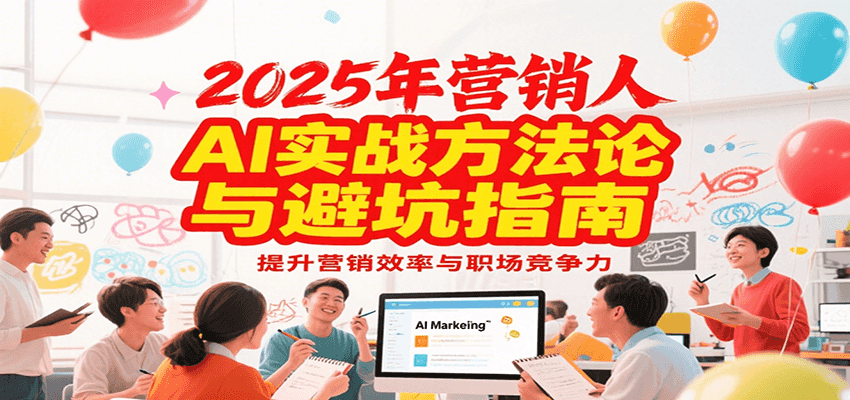 2025年营销实战方法论与避坑指南，利用AI提升营销效率与职场竞争力-智库云网创