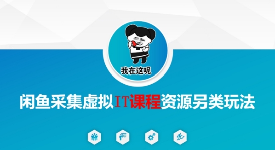闲鱼采集虚拟IT课程资源另类玩法，干货满满-智库云网创