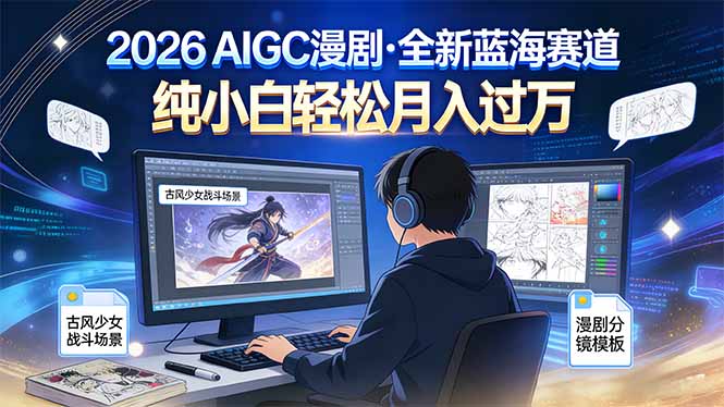 2026年全新蓝海赛道，纯小白轻松月入过万-智库云网创