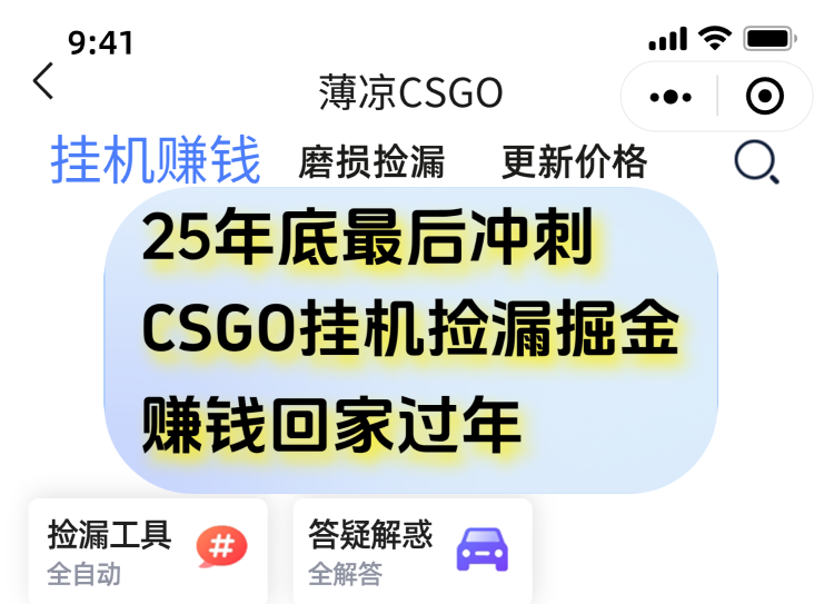 用CSGO游戏挂机捡漏掘金赚钱掘金，一部手机轻松日入500+-智库云网创