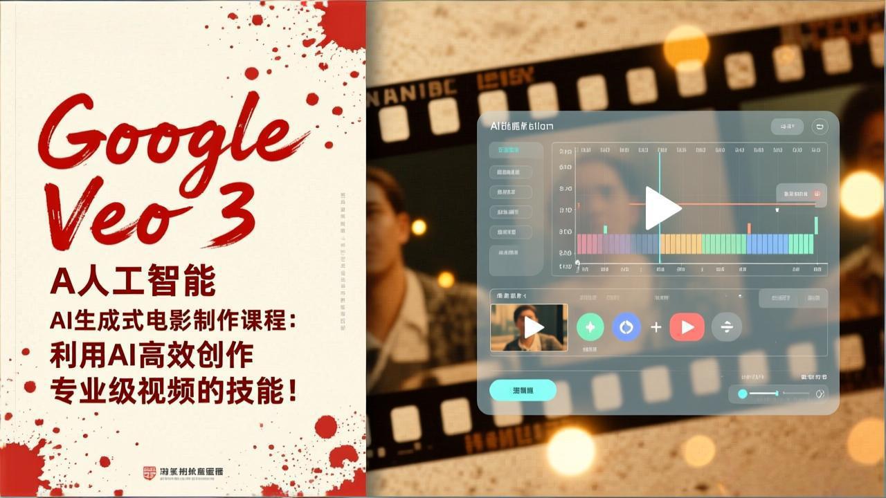 Google Veo 3人工智能AI生成式电影制作课程：利用AI高效创作专业级视频的技能！-智库云网创