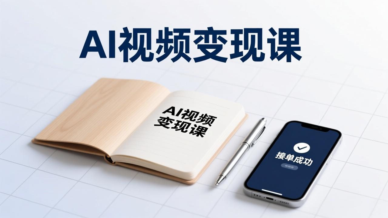 AI视频变现课,学完即可创作短片、接商单,实现副业增收,单项目报价可达千元-智库云网创